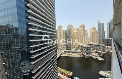 Apartment - 1 Bedroom - 2 Bathrooms for rent in Silverene Tower B - Silverene - Dubai Marina - Dubai