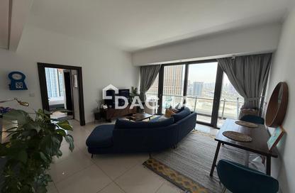 Apartment - 1 Bedroom - 2 Bathrooms for rent in Silverene Tower B - Silverene - Dubai Marina - Dubai