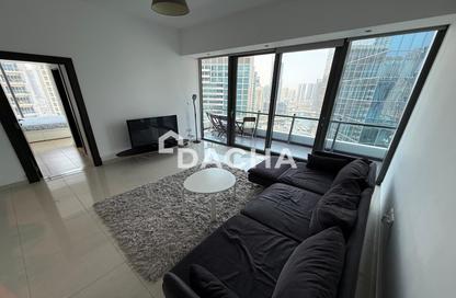 Apartment - 1 Bedroom - 2 Bathrooms for rent in Silverene Tower B - Silverene - Dubai Marina - Dubai