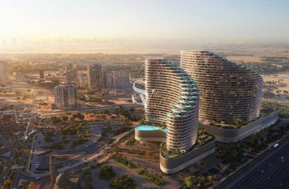 Apartment - 1 Bedroom - 2 Bathrooms for sale in Binghatti Skyflame 1 - Binghatti Skyflame - Majan - Dubai
