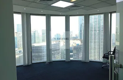 Office Space - Studio - 2 Bathrooms for rent in The Binary Tower - Business Bay - Dubai