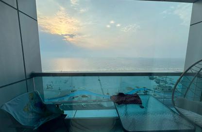 Apartment - 2 - 2 for rent in Corniche Tower - Ajman Corniche Road - Ajman