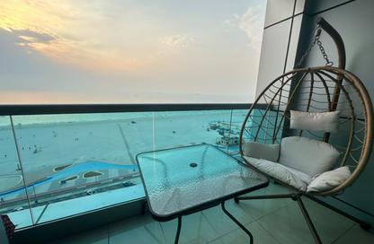 Apartment - 2 - 2 for rent in Corniche Tower - Ajman Corniche Road - Ajman
