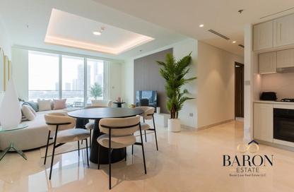 Apartment - 2 Bedrooms - 2 Bathrooms for rent in Palace Beach Residence Tower 2 - Palace Beach Residence - EMAAR Beachfront - Dubai Harbour - Dubai