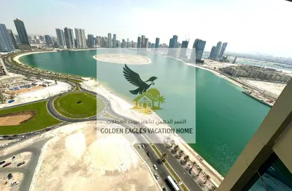 Apartment - 2 Bedrooms - 2 Bathrooms for rent in Beach Tower 1 - Al Khan Lagoon - Al Khan - Sharjah