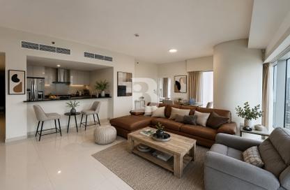 Apartment - 2 - 3 for rent in Damac Heights - Dubai Marina - Dubai