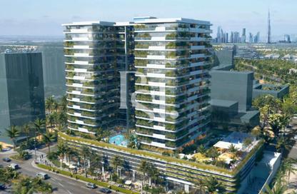 Apartment - 1 - 2 for sale in Forest City Tower - Majan - Dubai