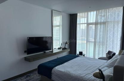 Apartment - Studio - 1 Bathroom for rent in Damac Maison Prive A - Damac Maison Prive - Business Bay - Dubai