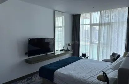 Apartment - Studio - 1 Bathroom for rent in Damac Maison Prive A - Damac Maison Prive - Business Bay - Dubai