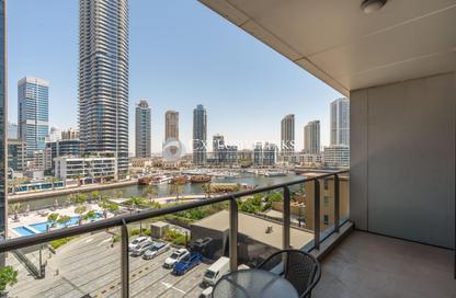 Apartment - 2 - 2 for rent in Sparkle Tower 2 - Sparkle Towers - Dubai Marina - Dubai