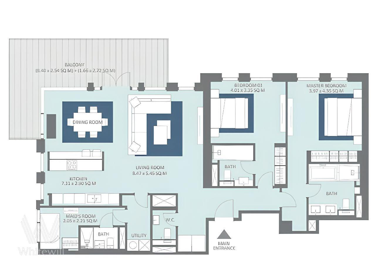 Corner Unit| Maids | Furnished | Ain and Park View photo 23