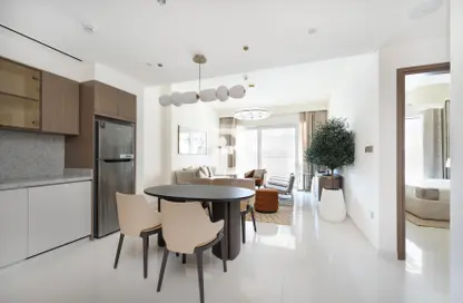 شقة - غرفة نوم - 1 حمام للايجار في جراند بلو تاور 1 - إعمار بيتشفرونت - دبي هاربور - دبي