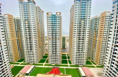 Apartment - 2 Bedrooms - 3 Bathrooms for rent in Ajman One Towers - Al Sawan - Ajman