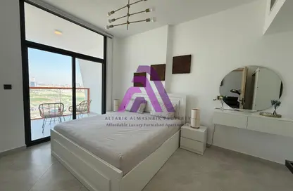 شقة - غرفة نوم - 2 حمامات للايجار في بن غاطي افنيو - الجداف - دبي شقة - غرفة نوم - 2 حمامات للايجار في بن غاطي افنيو - الجداف - دبي