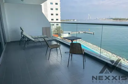 شقة - غرفة نوم - 2 حمامات للايجار في أزور ريزيدنس - نخلة جميرا - دبي