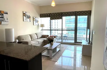 شقة - غرفة نوم - 2 حمامات للايجار في باي سنترال غرب - باي سنترال - دبي مارينا - دبي