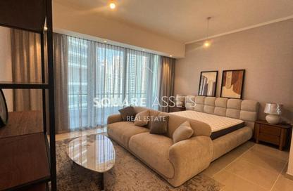 Apartment - Studio - 1 for rent in Silverene Tower B - Silverene - Dubai Marina - Dubai