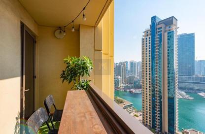 Apartment - 1 Bedroom - 2 Bathrooms for rent in Rimal 4 - Rimal - Jumeirah Beach Residence - Dubai