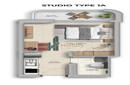 Apartment - Studio - 1 for sale in Manarat Living - Saadiyat Cultural District - Saadiyat Island - Abu Dhabi
