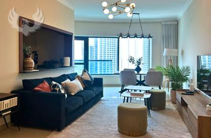 Apartment - 2 Bedrooms - 3 Bathrooms for rent in Time Place Tower - Dubai Marina - Dubai
