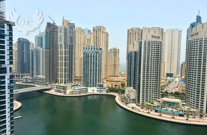 Apartment - 2 Bedrooms - 3 Bathrooms for rent in Time Place Tower - Dubai Marina - Dubai