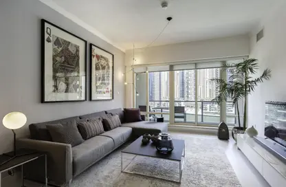 شقة - غرفة نوم - 1 حمام للايجار في المجرة - 3 - المجرة - دبي مارينا - دبي