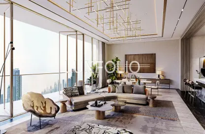 شقة - غرفة نوم - 2 حمامات للبيع في اكسكوزيت ليفينج ريزيدنسز - برج خليفة - وسط مدينة دبي - دبي