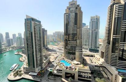Apartment - 1 - 2 for rent in Cayan Tower - Dubai Marina - Dubai