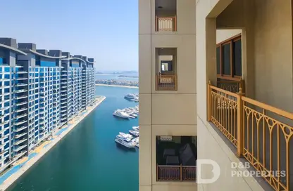 Duplex - 4 Bedrooms - 5 Bathrooms for rent in Marina Residences 1 - Marina Residences - Palm Jumeirah - Dubai