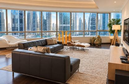 Apartment - 4 - 4 for rent in Horizon Tower - Dubai Marina - Dubai