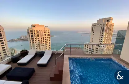 Apartment - 2 Bedrooms - 3 Bathrooms for rent in Bahar 1 - Bahar - Jumeirah Beach Residence - Dubai