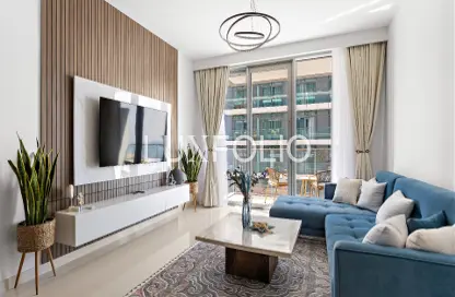 شقة - 2 غرف نوم - 2 حمامات للايجار في برج Beach Isle 1 - بيتش آيل - إعمار بيتشفرونت - دبي هاربور - دبي