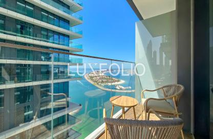 Apartment - 2 Bedrooms - 2 Bathrooms for rent in Beach Isle Tower 1 - Beach Isle - Emaar Beachfront - Dubai Harbour - Dubai