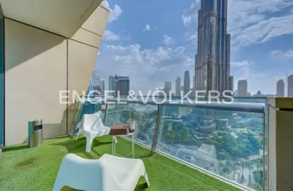 Apartment - 1 Bedroom - 2 Bathrooms for rent in Burj Vista 1 - Burj Vista - Downtown Dubai - Dubai