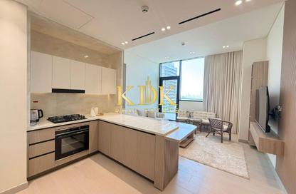 Apartment - 1 - 2 for rent in Binghatti Royale - District 18 - Jumeirah Village Circle - Dubai