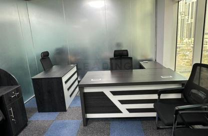 Business Centre - Studio - 2 Bathrooms for rent in Clover Bay Tower - Business Bay - Dubai