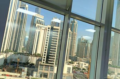 Business Centre - Studio - 2 Bathrooms for rent in Clover Bay Tower - Business Bay - Dubai