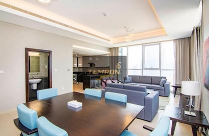 Apartment - 2 Bedrooms - 3 Bathrooms for rent in Al Jowhara Tower - Corniche Road - Abu Dhabi