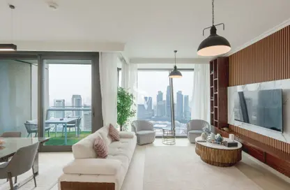 Apartment - 3 Bedrooms - 5 Bathrooms for rent in Burj Vista 1 - Burj Vista - Downtown Dubai - Dubai