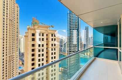 Apartment - 2 - 3 for rent in Al Fattan Marine Tower - Al Fattan Marine Towers - Jumeirah Beach Residence - Dubai