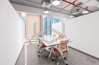 Office Space - Studio - 1 Bathroom for rent in The Prism - Business Bay - Dubai