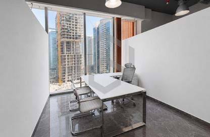 Office Space - Studio - 1 Bathroom for rent in The Prism - Business Bay - Dubai