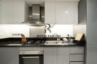 Apartment - Studio - 1 Bathroom for rent in Damac Maison Prive A - Damac Maison Prive - Business Bay - Dubai