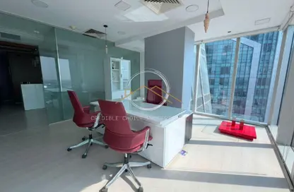Office Space - Studio - 1 Bathroom for rent in The Prism - Business Bay - Dubai