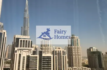 مكتب - استوديو للايجار في برج كلوفر - الخليج التجاري - دبي