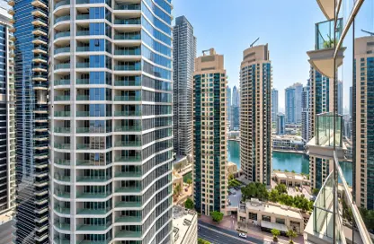 Apartment - 1 Bedroom - 2 Bathrooms for rent in Trident Grand Residence - Dubai Marina - Dubai