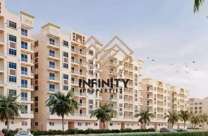 شقة - 2 غرف نوم - 3 حمامات للبيع في قرية الاميرة - الياسمين - عجمان