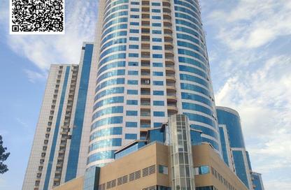 شقة - غرفة نوم - 2 حمامات للايجار في أورينت تاور 1 - أورينت تاور - البستان - عجمان