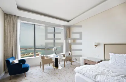 Apartment - 1 Bathroom for rent in The Palm Tower - Palm Jumeirah - Dubai