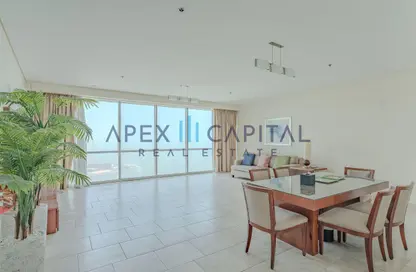 Apartment - 3 Bedrooms - 4 Bathrooms for rent in Al Fattan Marine Tower - Al Fattan Marine Towers - Jumeirah Beach Residence - Dubai